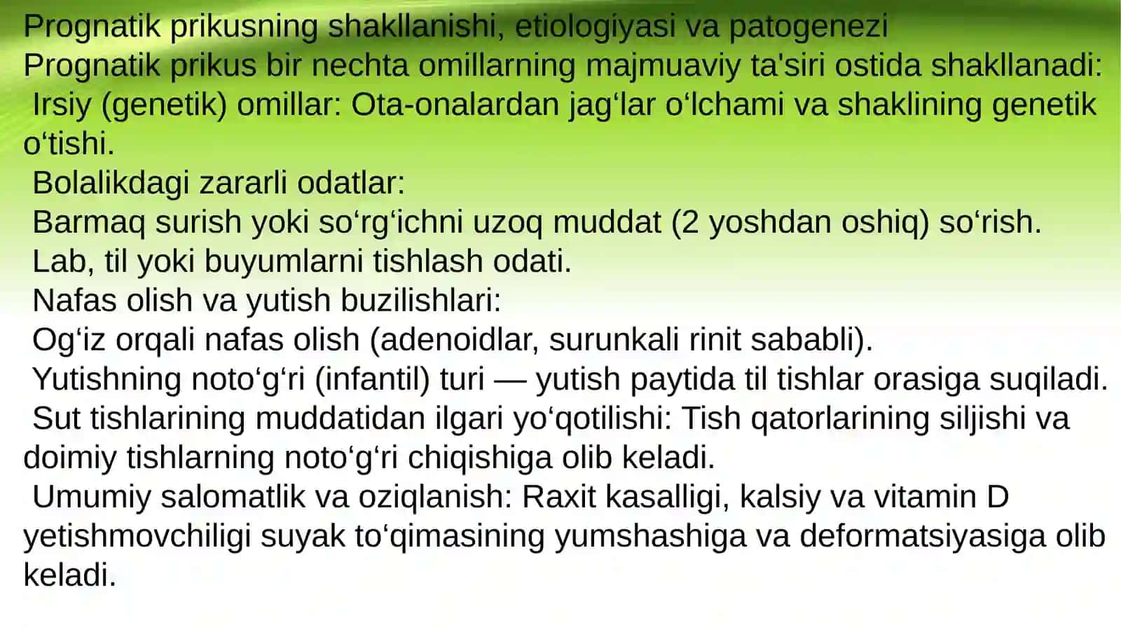 Prognatik prikus 4