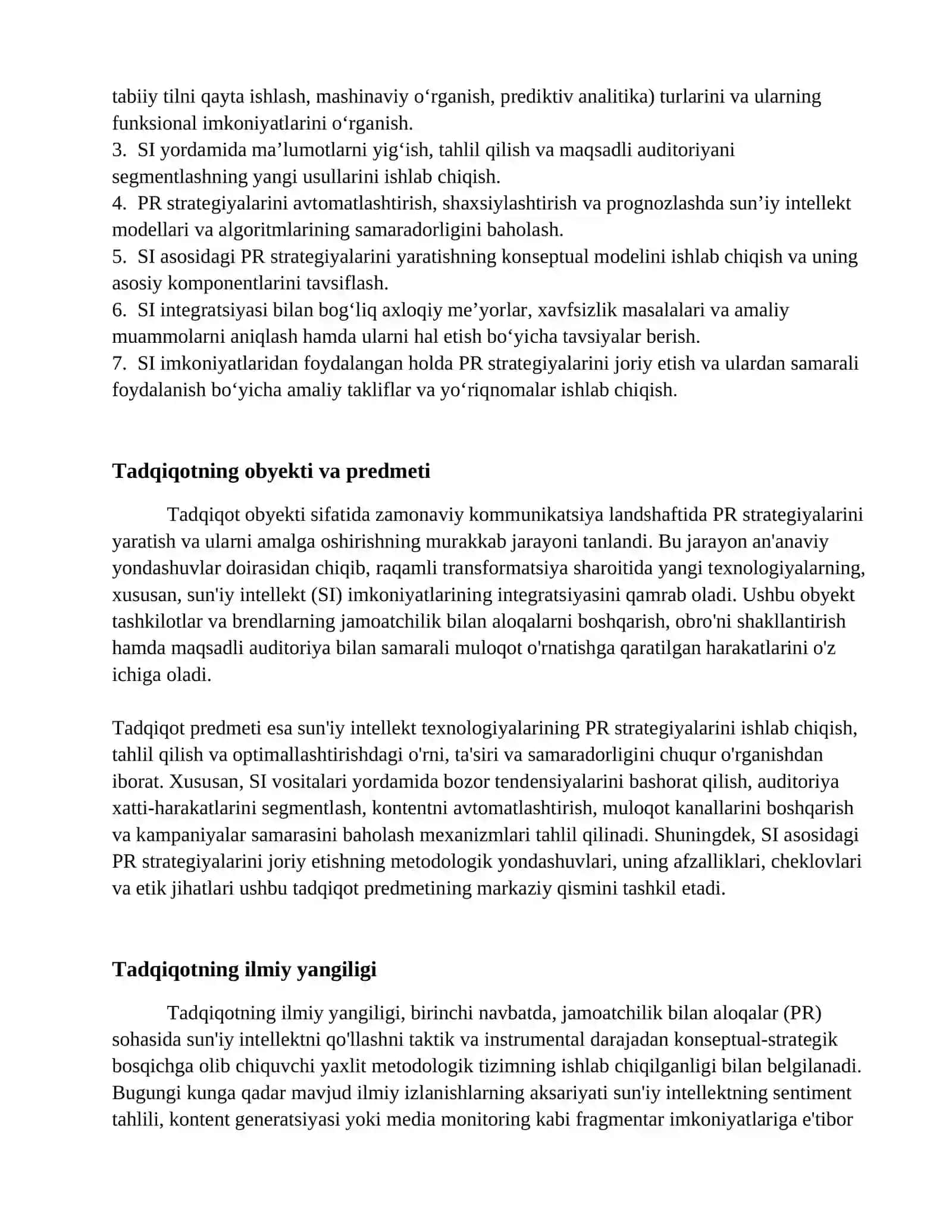 Sun'iy intellekt yordamida PR strategiyalarini yaratish 4