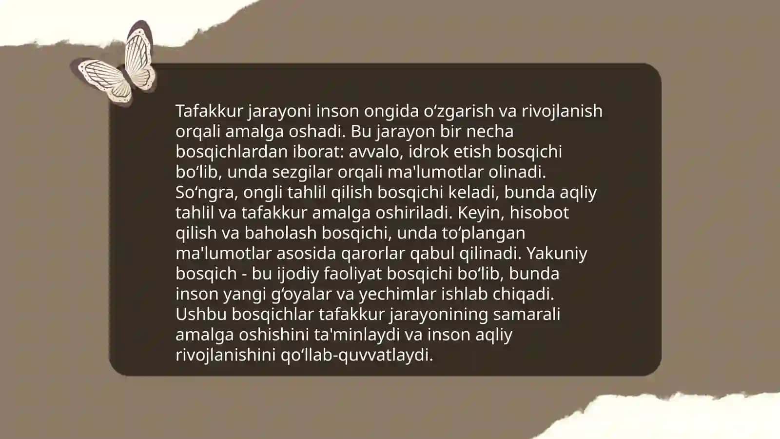 Tafakkur operatsiyalari 4