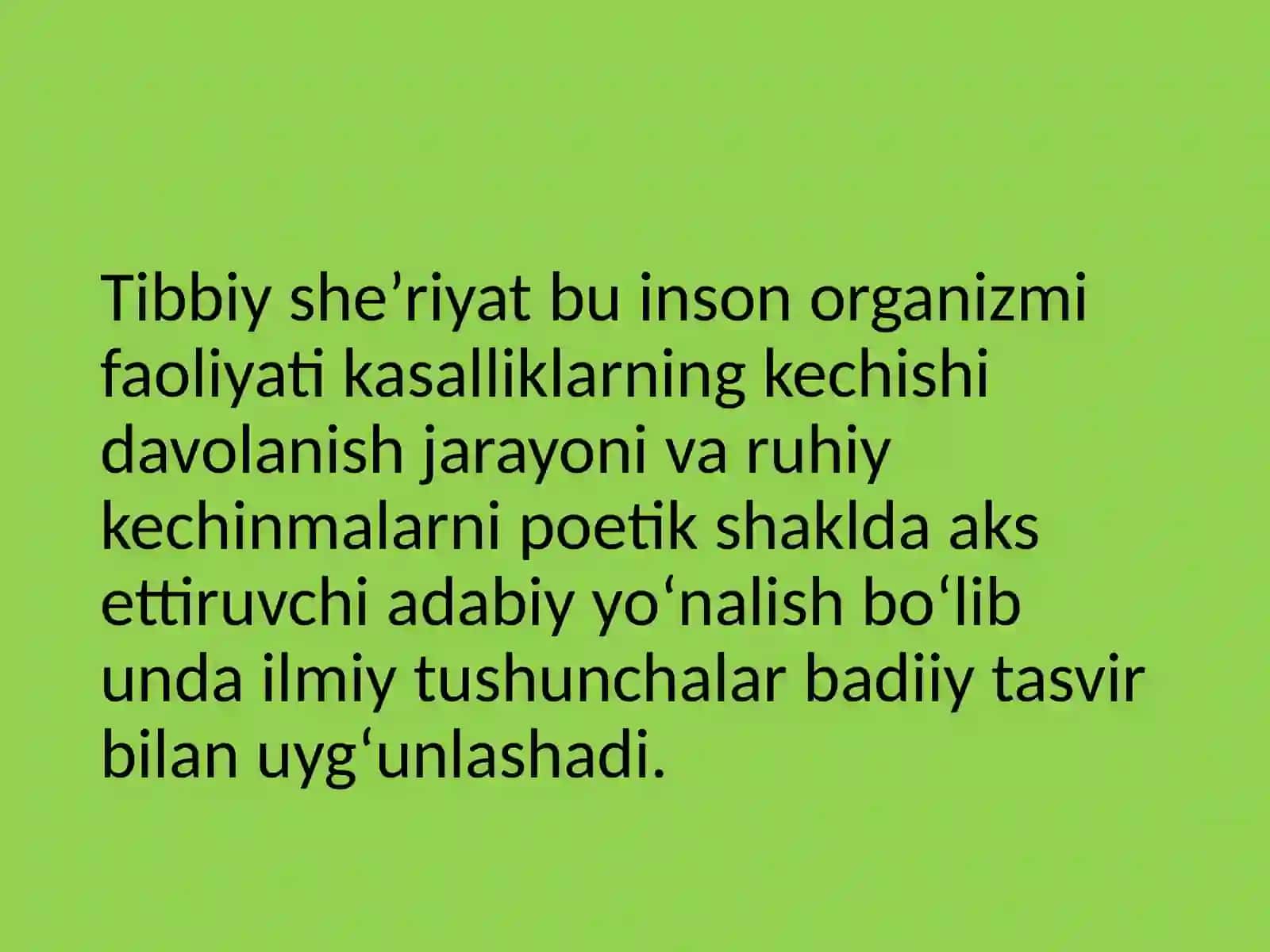 Tibbiy mavzudagi she’riy asarlar tili tahlili 4