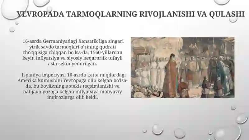 XVI asr: Yevropadagi "Moliyaviy inqirozlar va tarmoq inqirozlari" 4