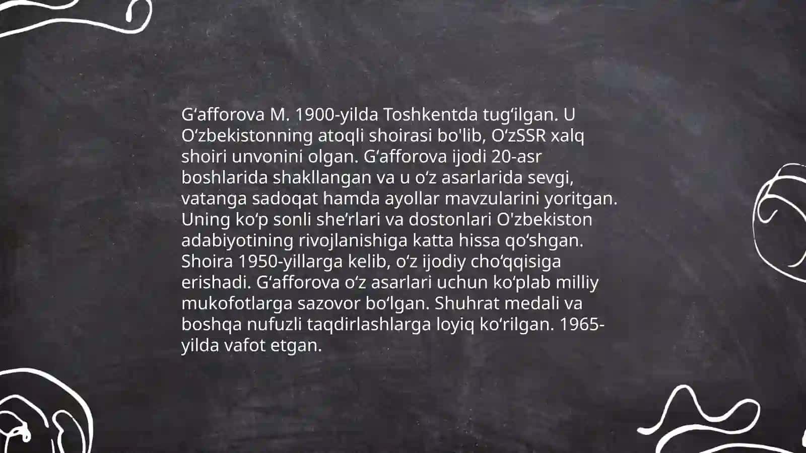 Gʻafforova M 4