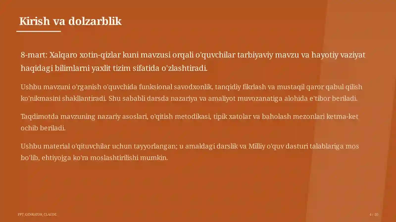 8-mart: Xalqaro xotin-qizlar kuni 4