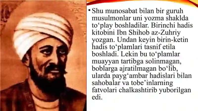 Hadis ilmining paydo bo'lishi 4