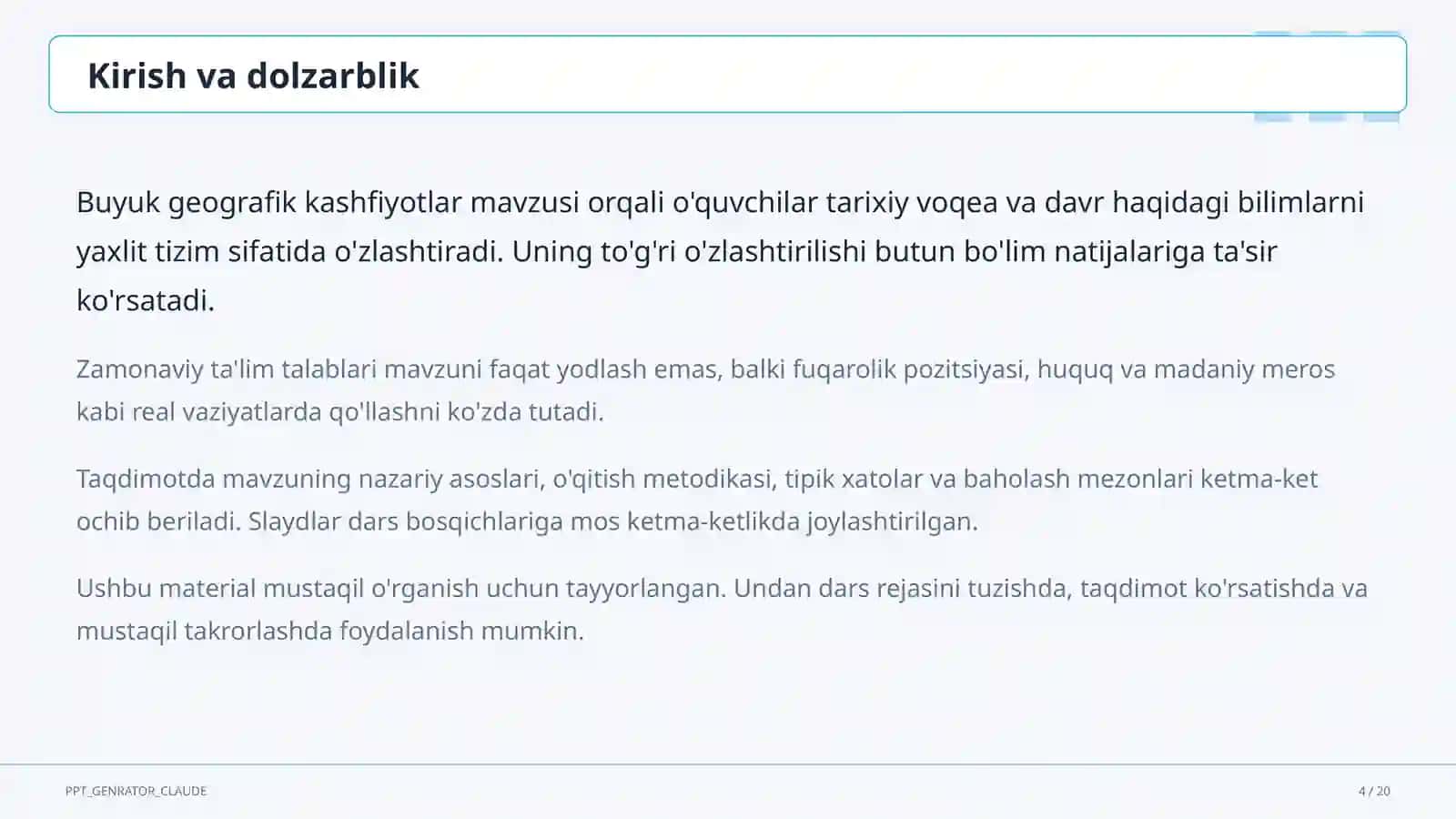 Buyuk geografik kashfiyotlar (8-sinf) 4