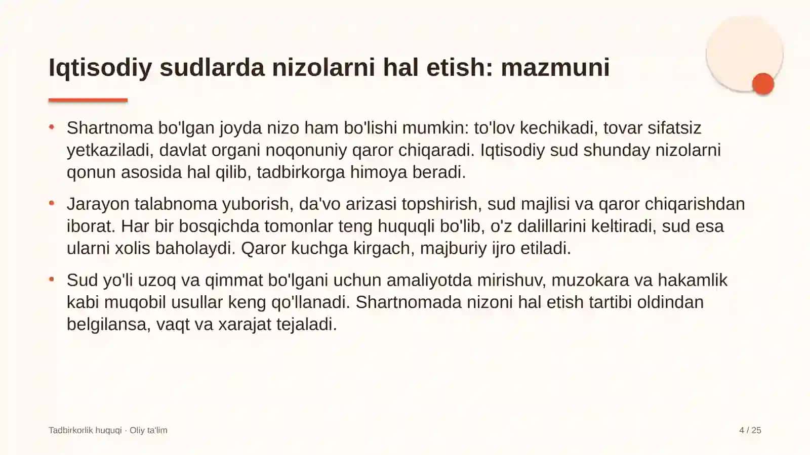 qurilish montaj boshqarmalarida iqtisodiy sudlarda nizolarni hal etish 8461 4