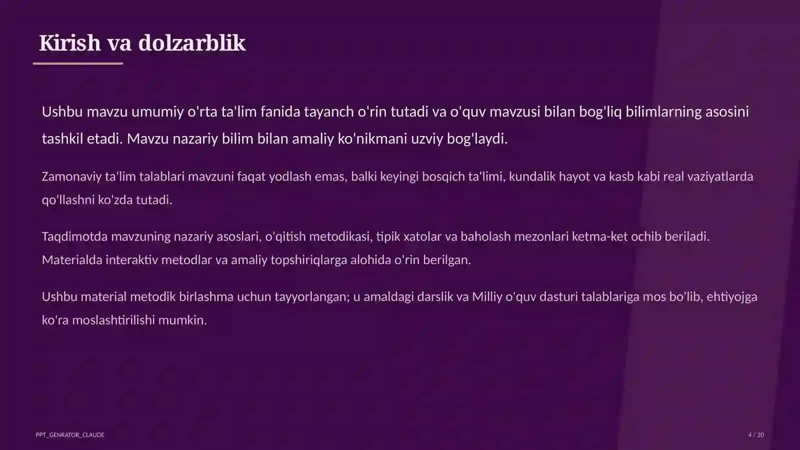 Funksional savodxonlik: matematik, o'qish va tabiiy-ilmiy savodxonlikni har darsda rivojlantirish 4