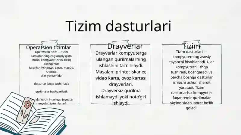 Kompyuyer dasturlari turlari 4