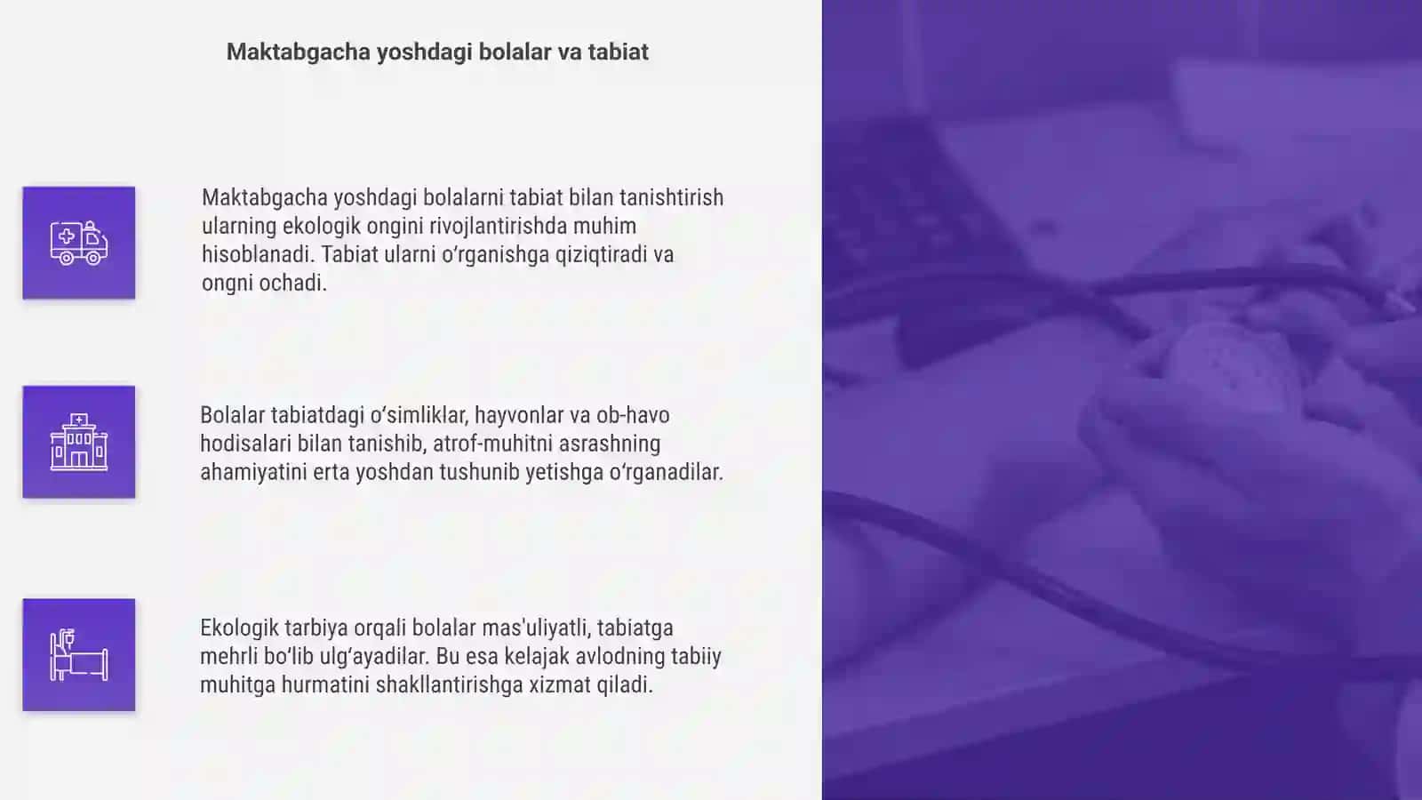Tabiat bilan tanishtirish orqali maktabgacha yoshdagi bolalarda ekologik madaniyatni rivojlantirish 4