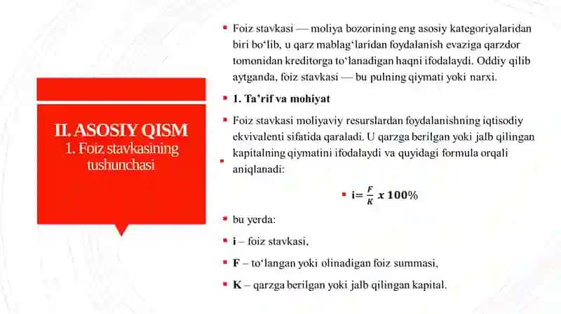 FOIZ STAVKASI 4