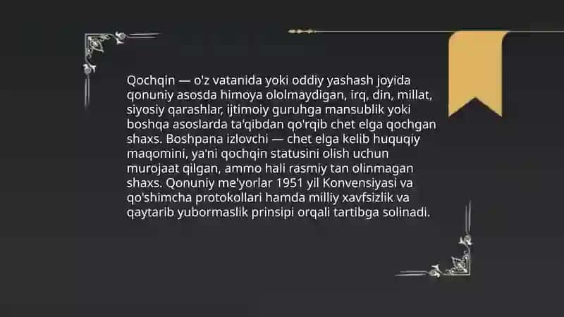 Siyosiy migratsiya va boshpana huquqi 4