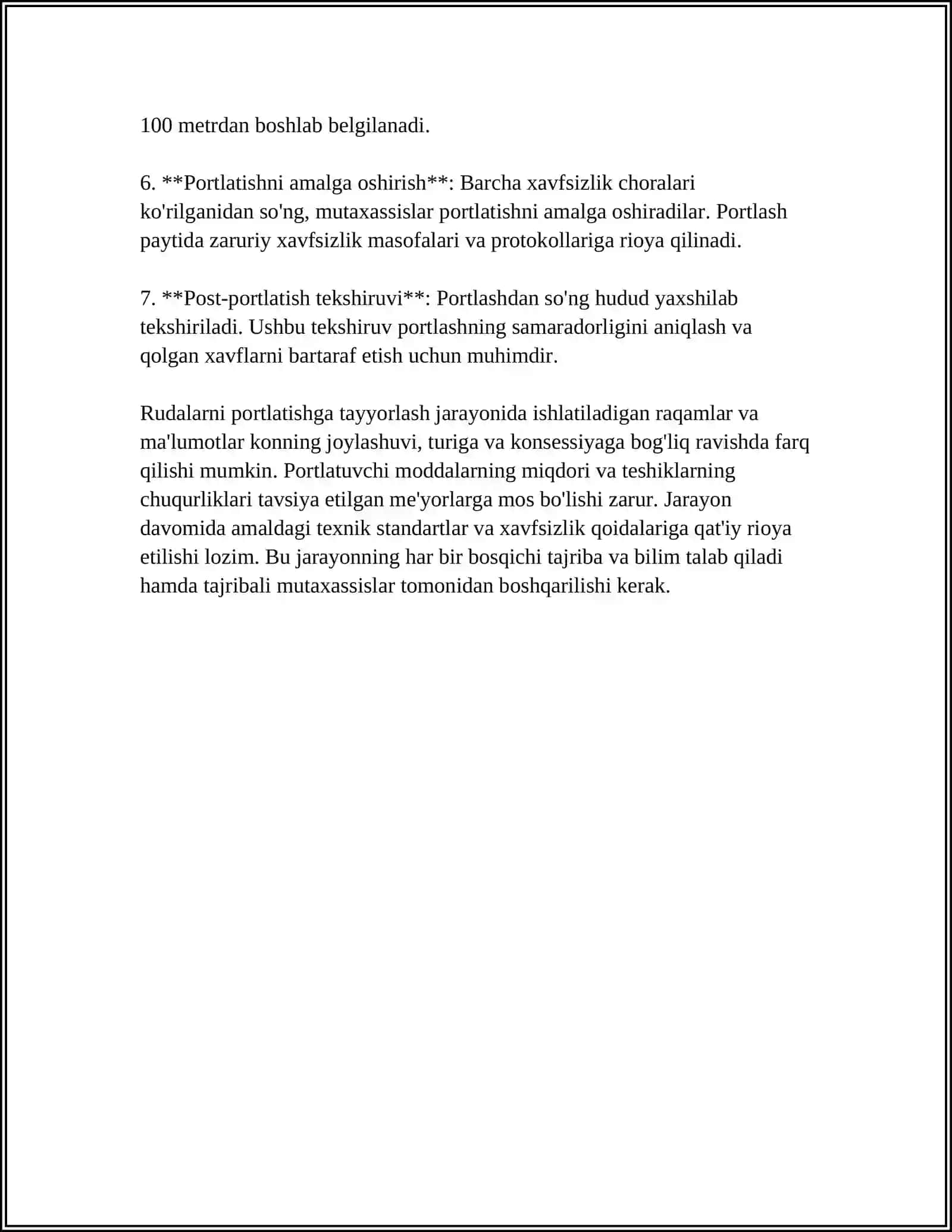 Rudalarni Portlatishga Tayyorlash Jarayoni 4