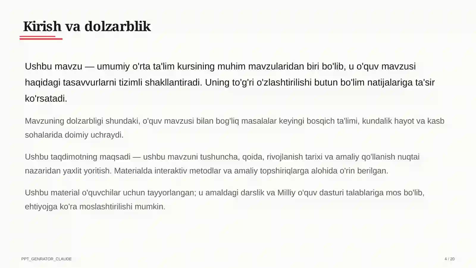 Yil o'qituvchisi" va "Kasbiy mahorat yetakchisi" tanlovlariga tayyorgarlik: portfolio va ochiq dars (2026) 4