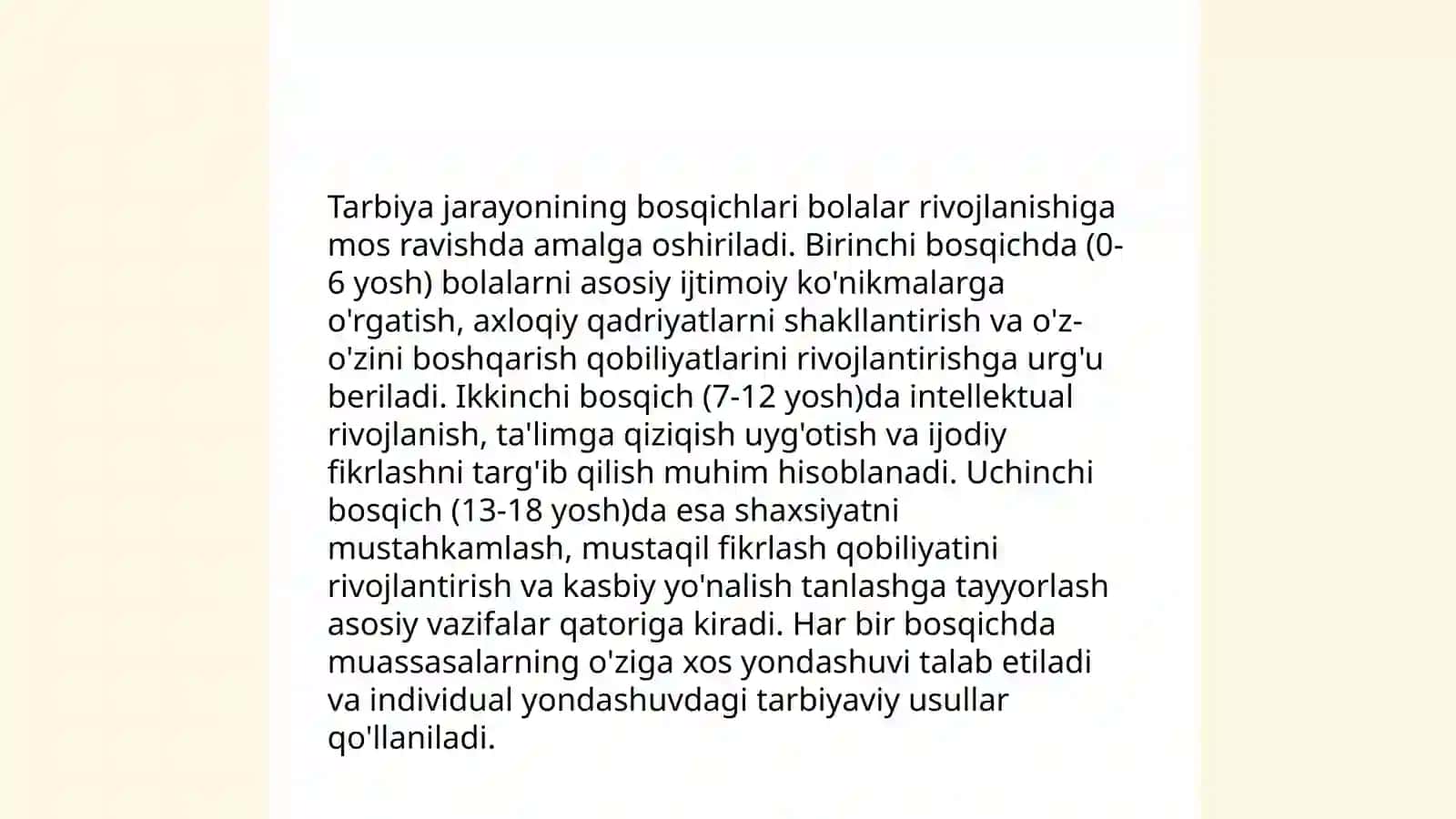 Tarbiyaning mazmuni va vazifalari 4
