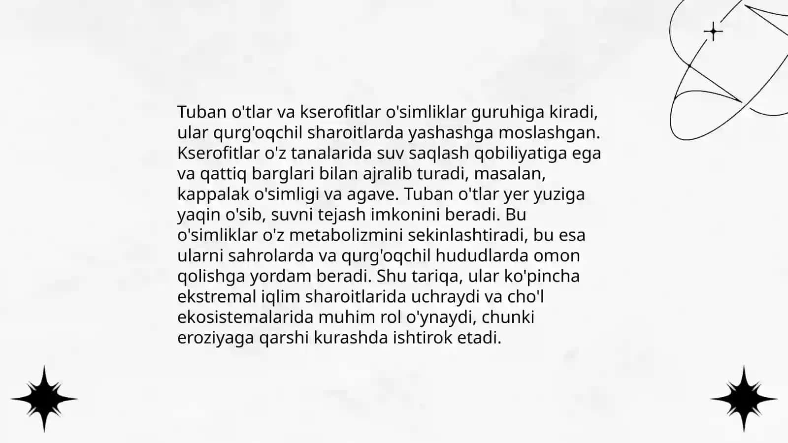O'zbekiston oʻsimlik qoplami 4