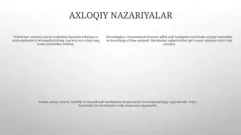 Axloq Falsafasi 4