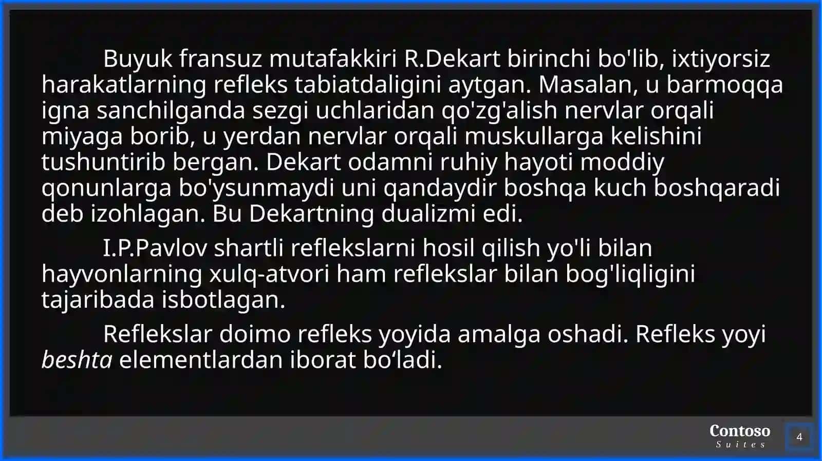 Asab markazlari xossalari 4