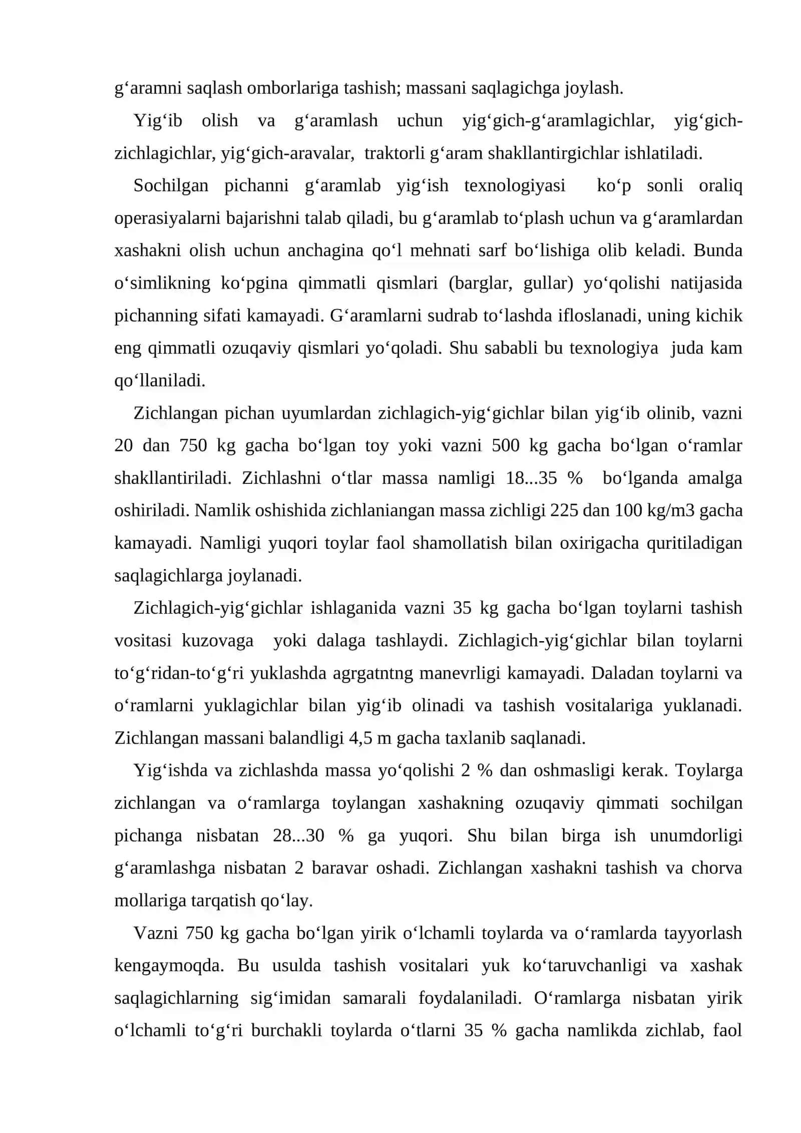 Em-xashak tayyorlash uchun texnikalar konstruksiyasi va texnologiyalarni takomillashtirish 4