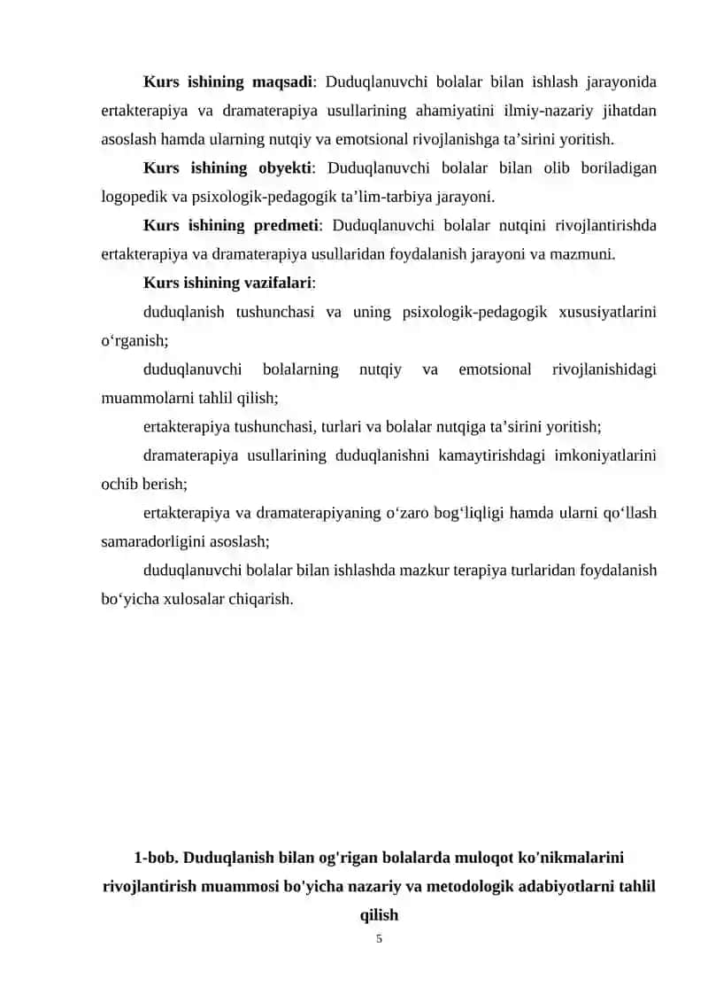 Duduqlanuvchi bolalar bilan ishlashda ertakterapiya va drammaterapiyaning ahamiyati 4