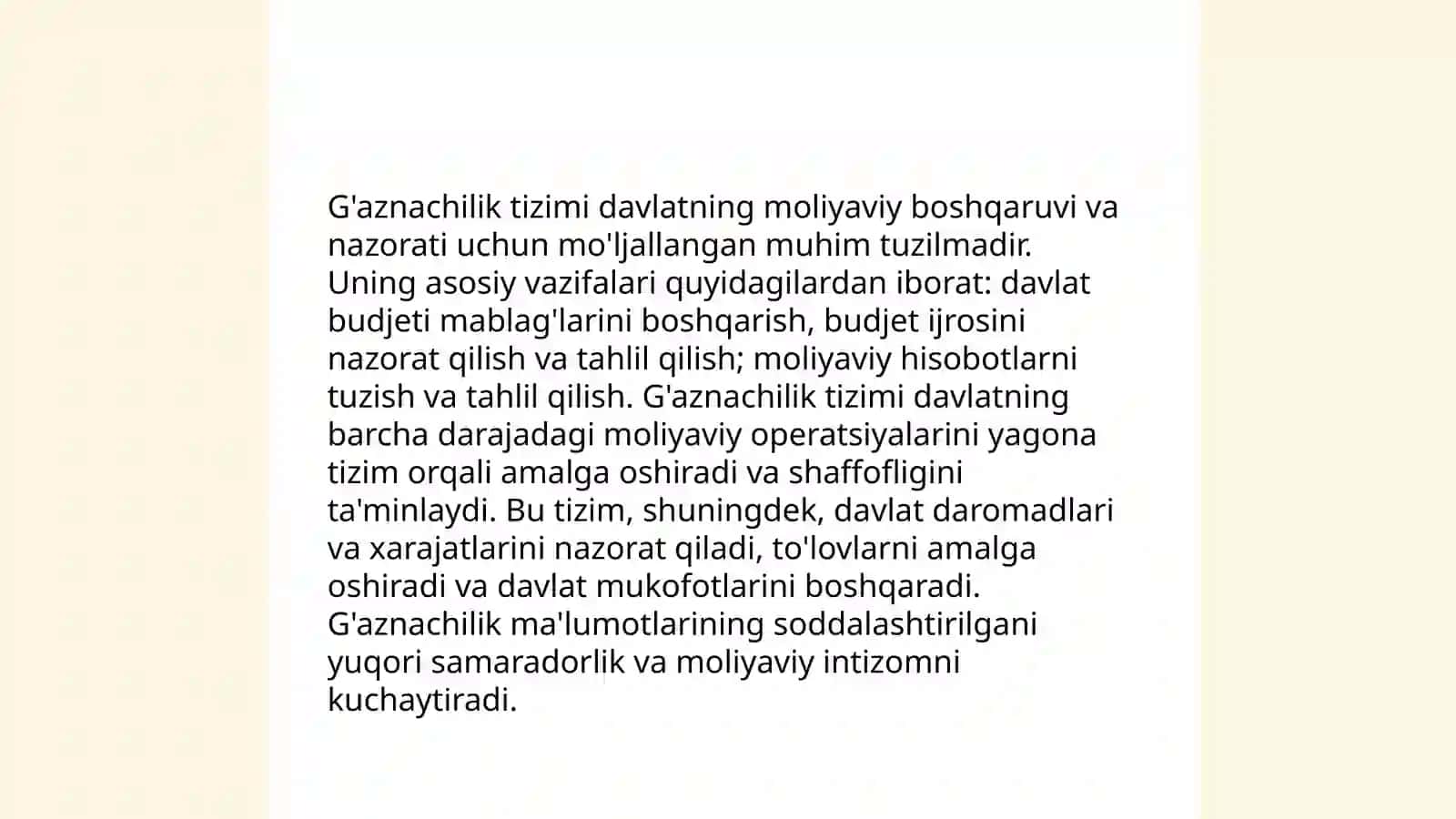 G'aznachilikning tarixi 4