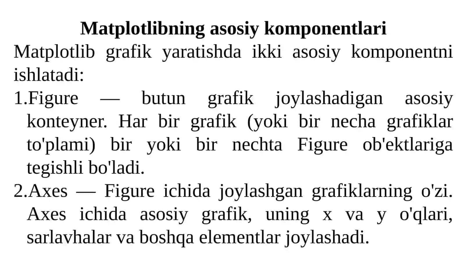 Matplotlib kutubxonasi 4