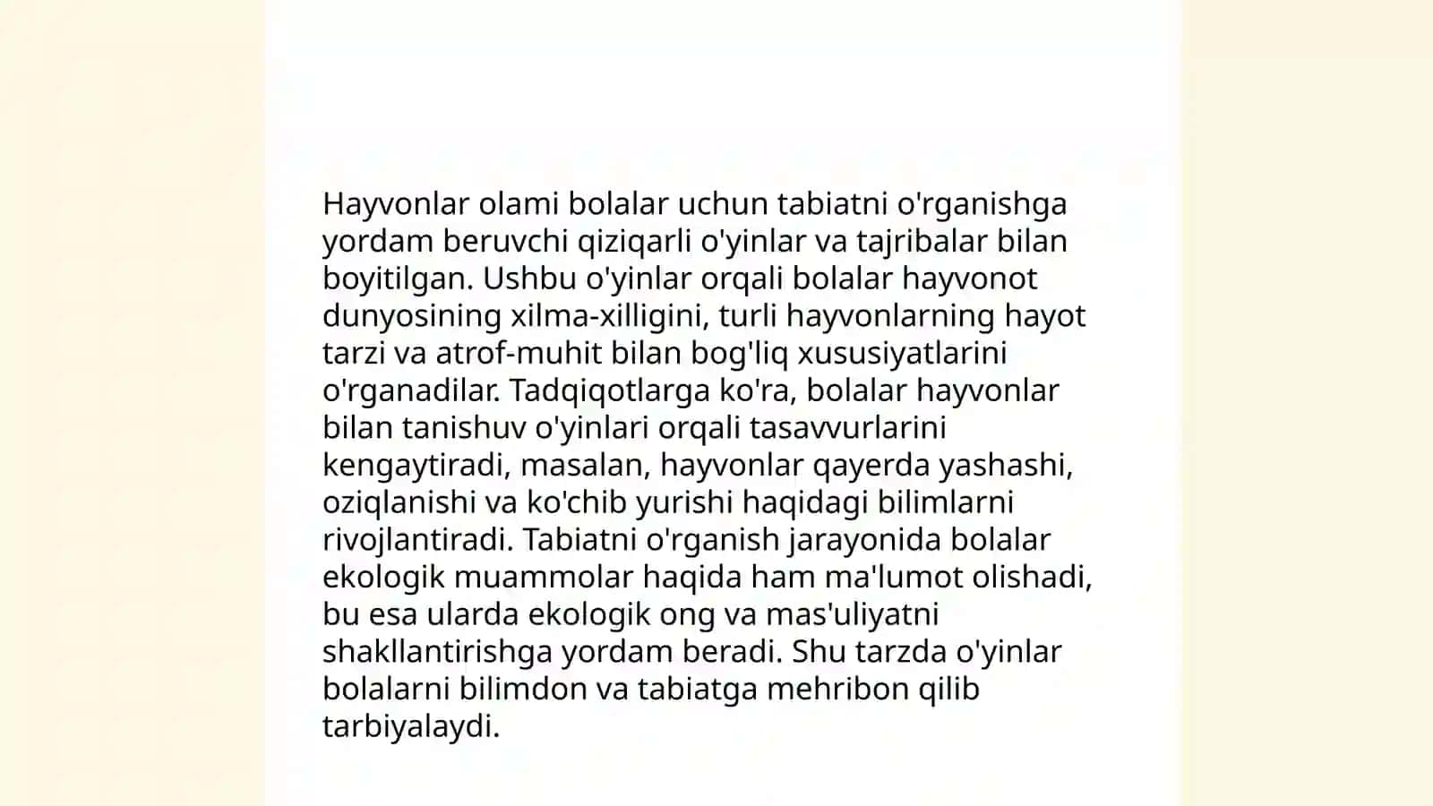 Maktabgacha yoshdagi bolalarni ekologik tarbiyalashda o'yin texnalogiyalar 4