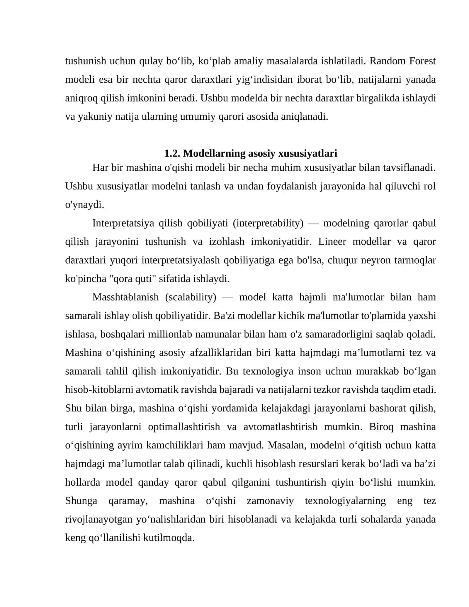 Mashina o'qishi modellari va algoritmlar 4