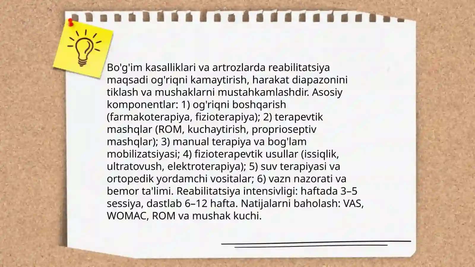 Tayanch harakat tizimi kasalliklarida reabilitatsiya 4