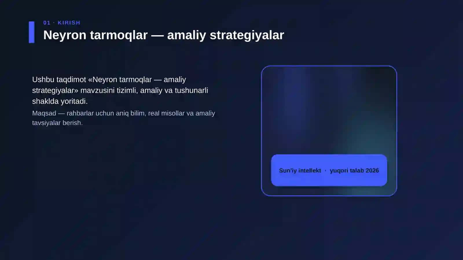 Neyron tarmoqlar — amaliy strategiyalar 4