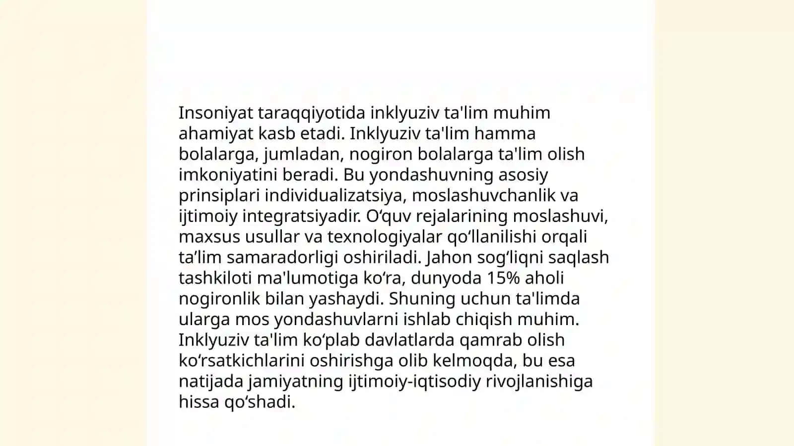 Integratsiya va inklyuziv ta'lim 4