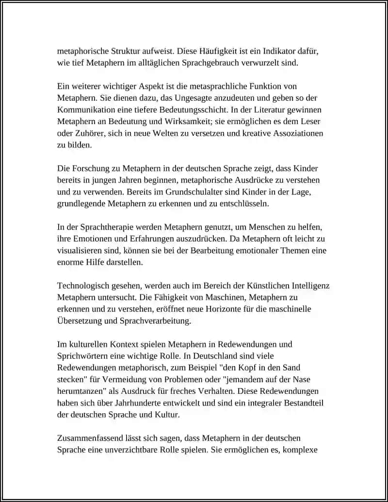 Metaphern in der Sprache 4