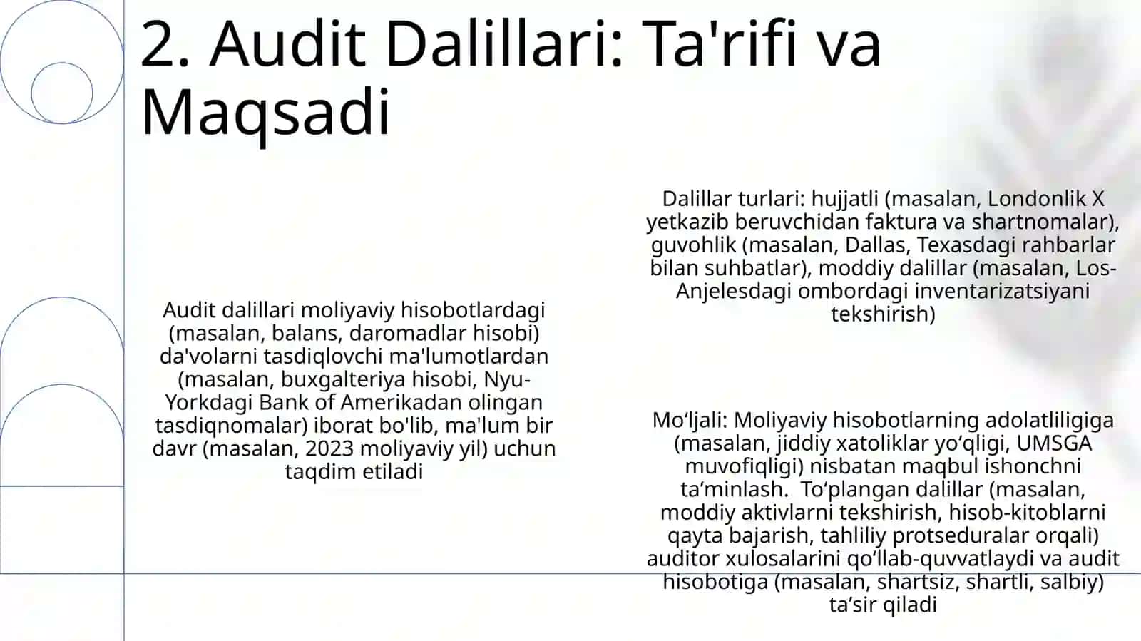 Auditorlik dalillari 4