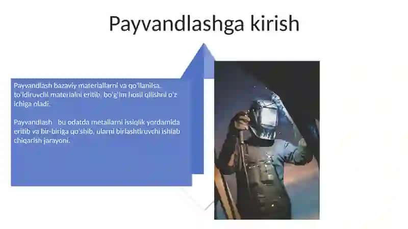 Payvandlash va uning xossalari 4