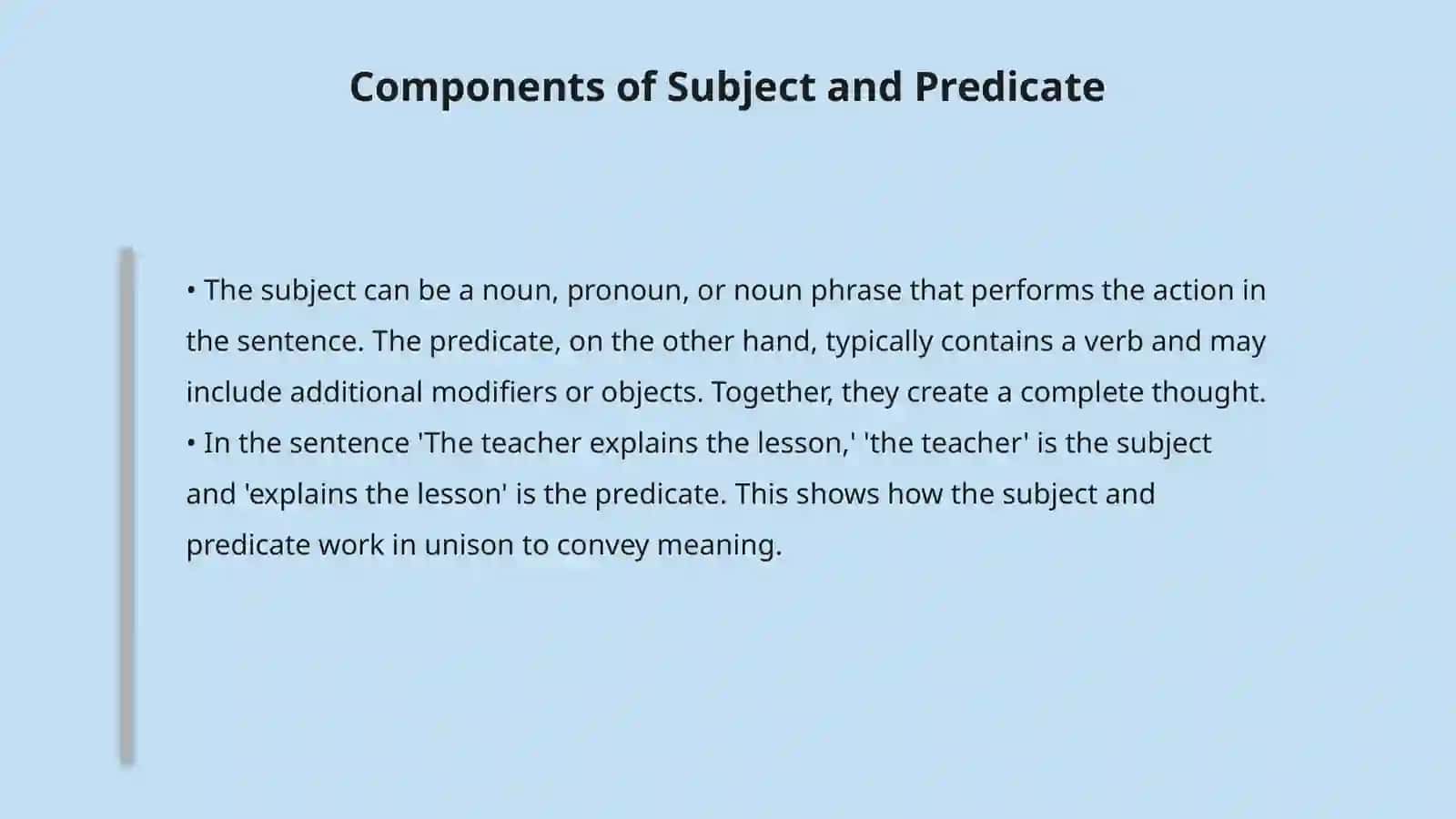 Primary and secondary parts of the sentence 4