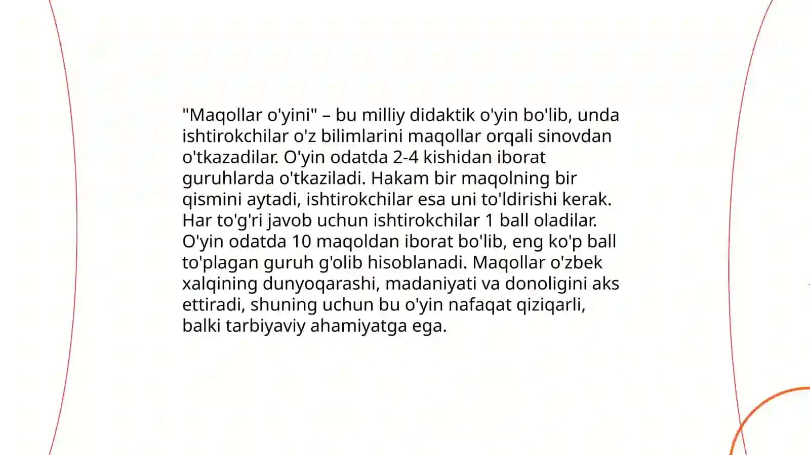 5-sinflarda so'z boyligini oshirishga qaratilgan o'yin texnologiyalarini ishlab chiqish 4