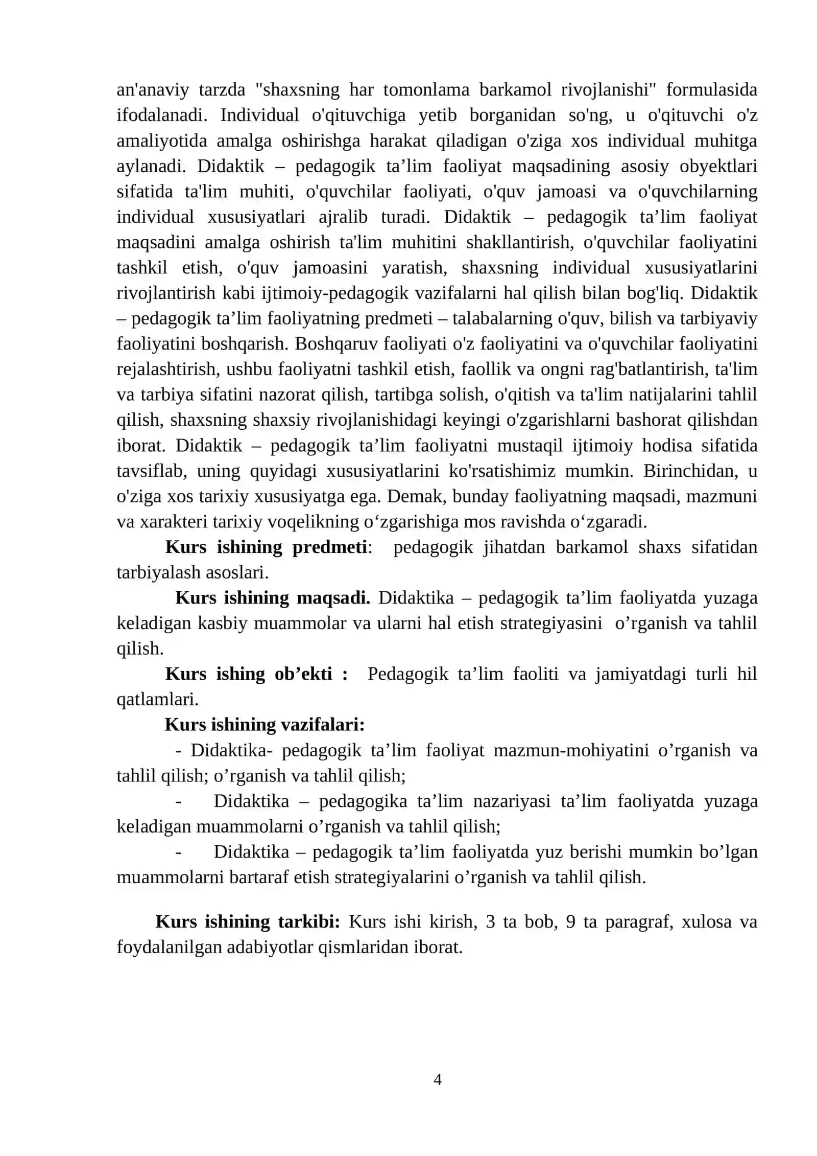 DIDAKTIKA -PEDAGOGIK TA’LIM NAZARIYASI SIFATIDA” MAVZUSINI O‘RGANISHDA SUHBAT METODIDAN FOYDALANISH 4