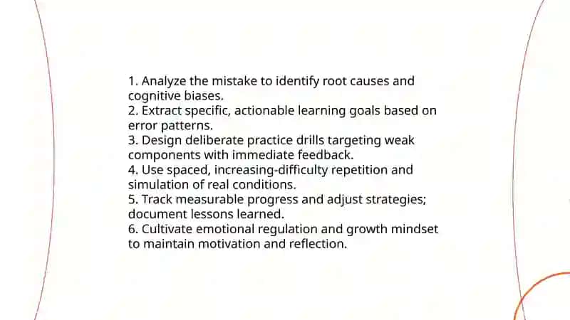 Learning from experience: What do mistakes teach us? 4