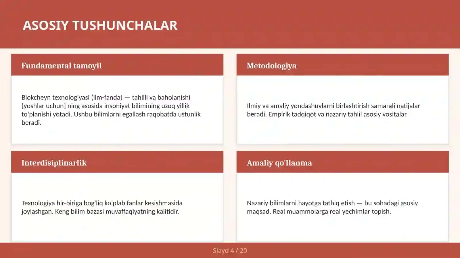 Blokcheyn texnologiyasi (ilm-fanda) — tahlili va baholanishi [yoshlar uchun] 4