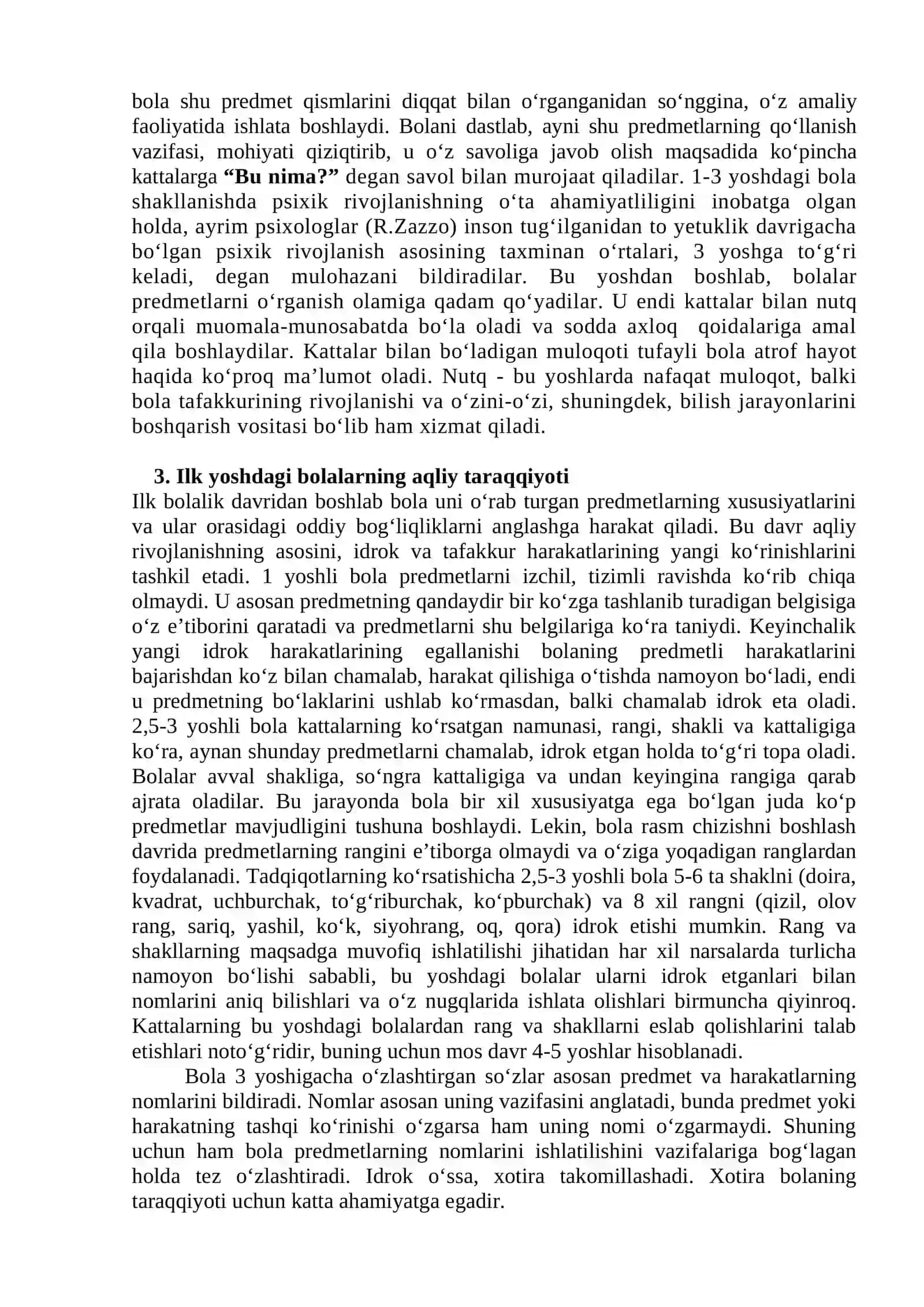 ILK BOLALIK DAVRI VA UNING PSIXODIAGNOSTIKASI 4