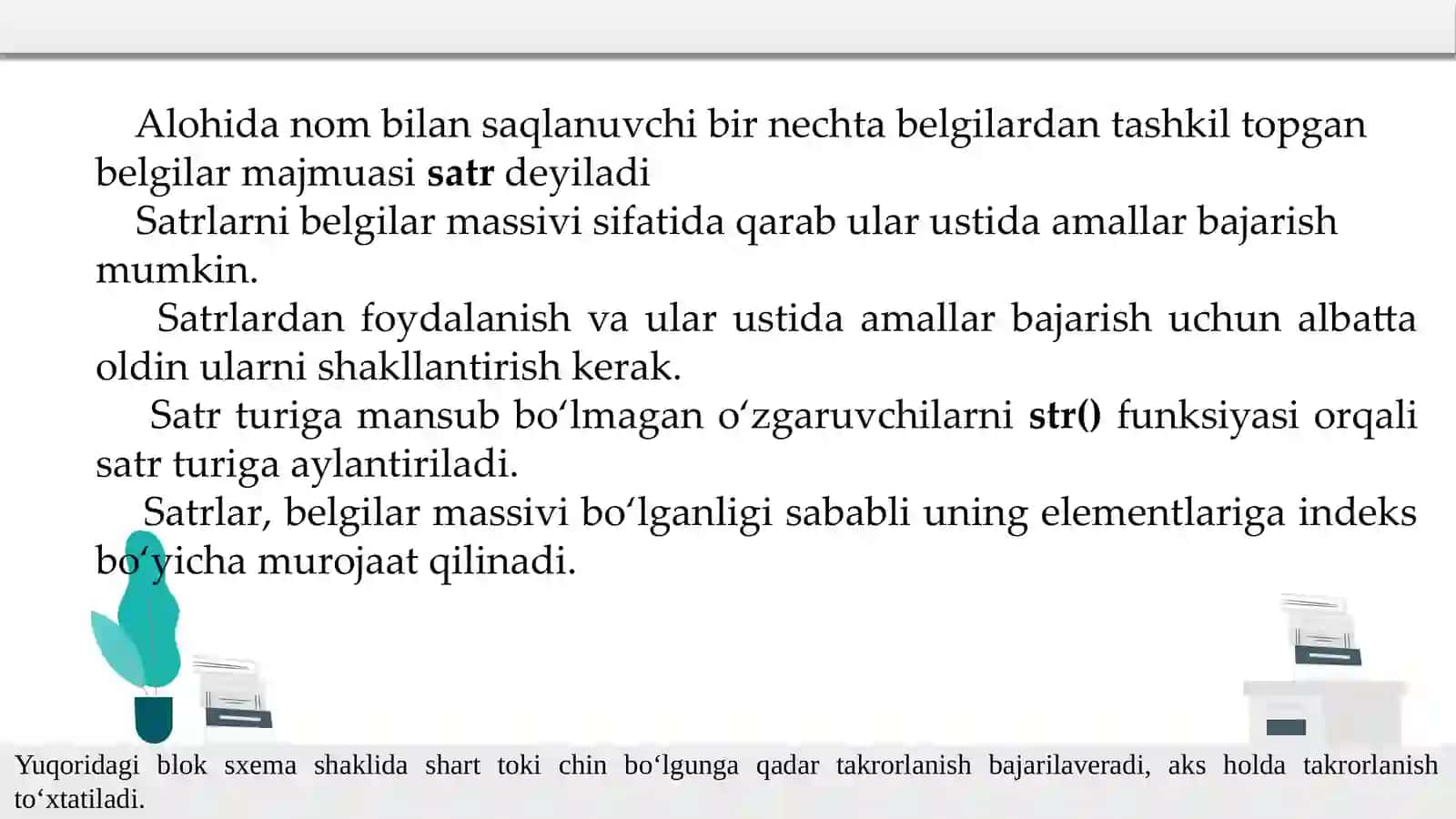 Pythonda satrlar 4