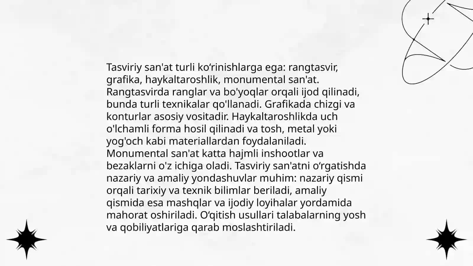 Tasviriy faoliyatga oʻrgatish metod va usullari 4