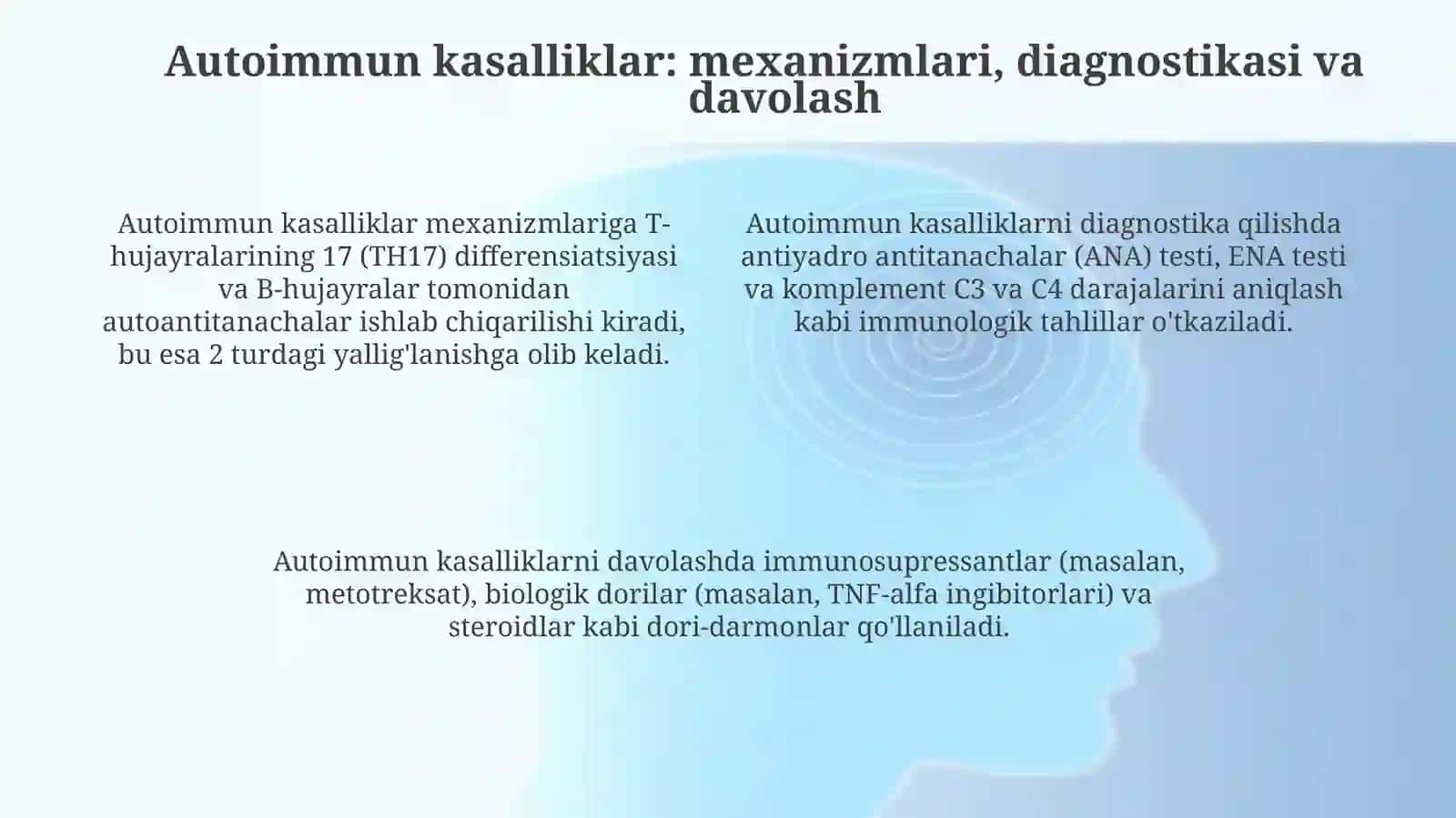 Immunitet tizimi kasalliklari. Yuqori sezuvchanlik 4