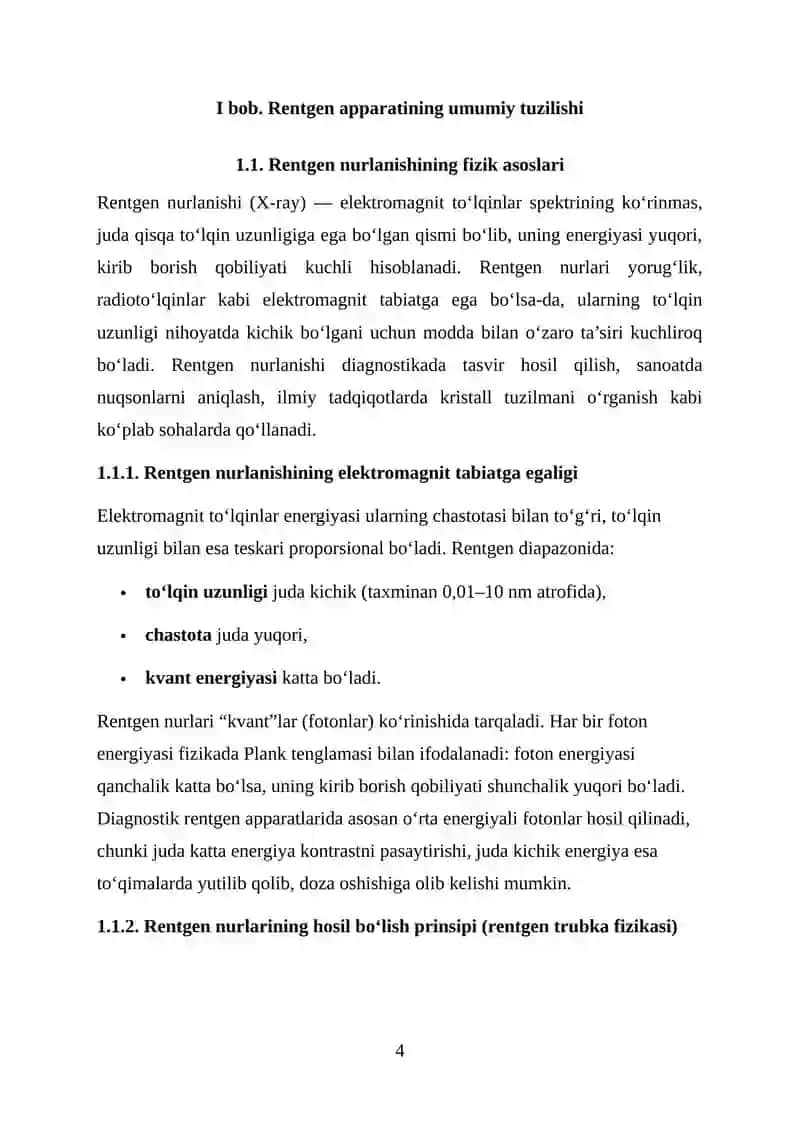 MUNDARIJA 4