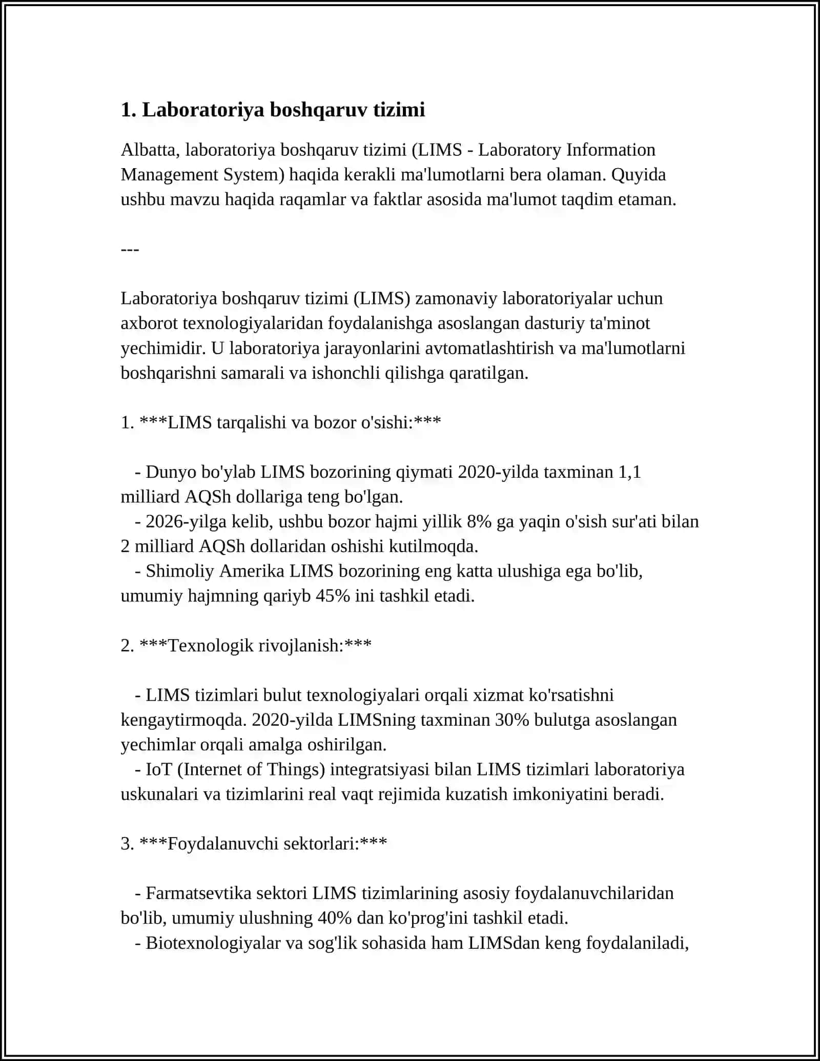 TIBBIY BIOLOGIK ILMIY LABORATORIYALAR STRUKTURASI 4