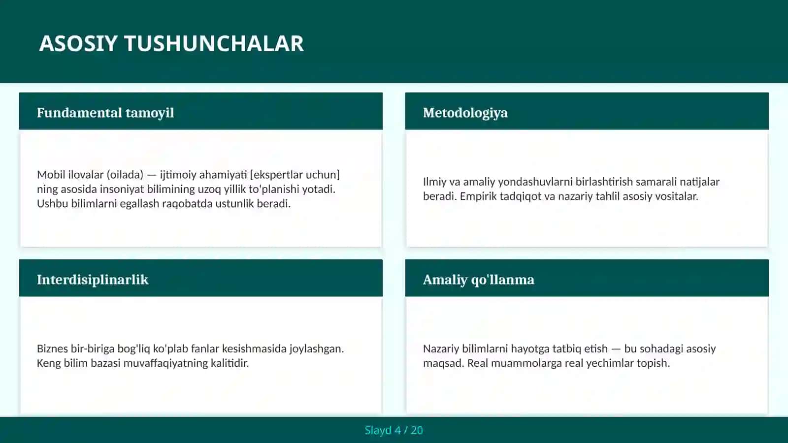 MOBIL ILOVALAR (OILADA) — IJTIMOIY AHAMIYATI [EKSPERTLAR UCHUN] 4