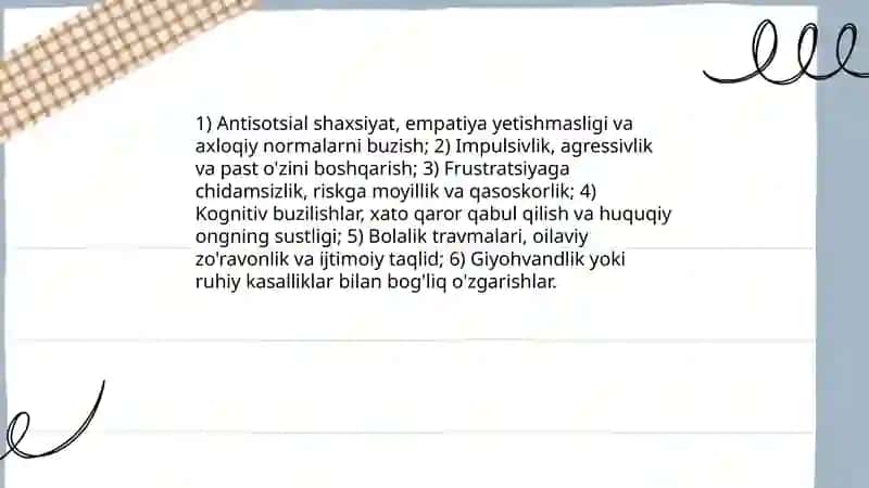 Jinoyat xulq-atvorining nazariy asoslari 4
