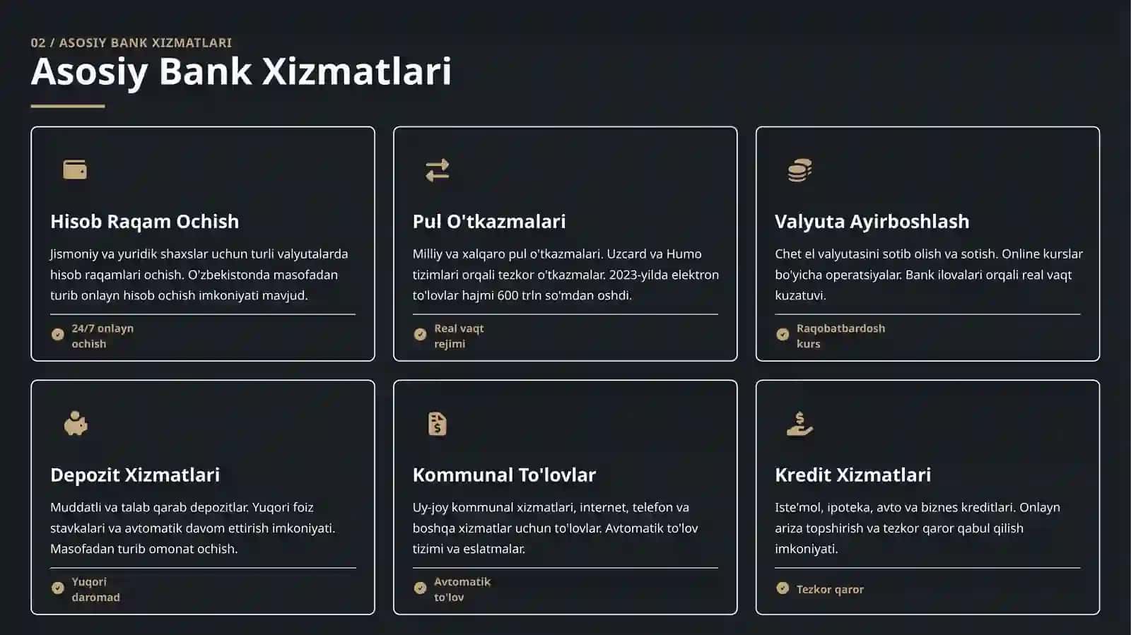 BANK XIZMATLARI 4