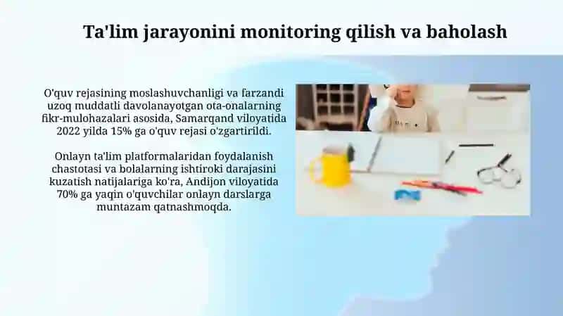 Uzoq muddatli davolanishga muhtoj bolalar uchun ta’limni tashkil etish 4