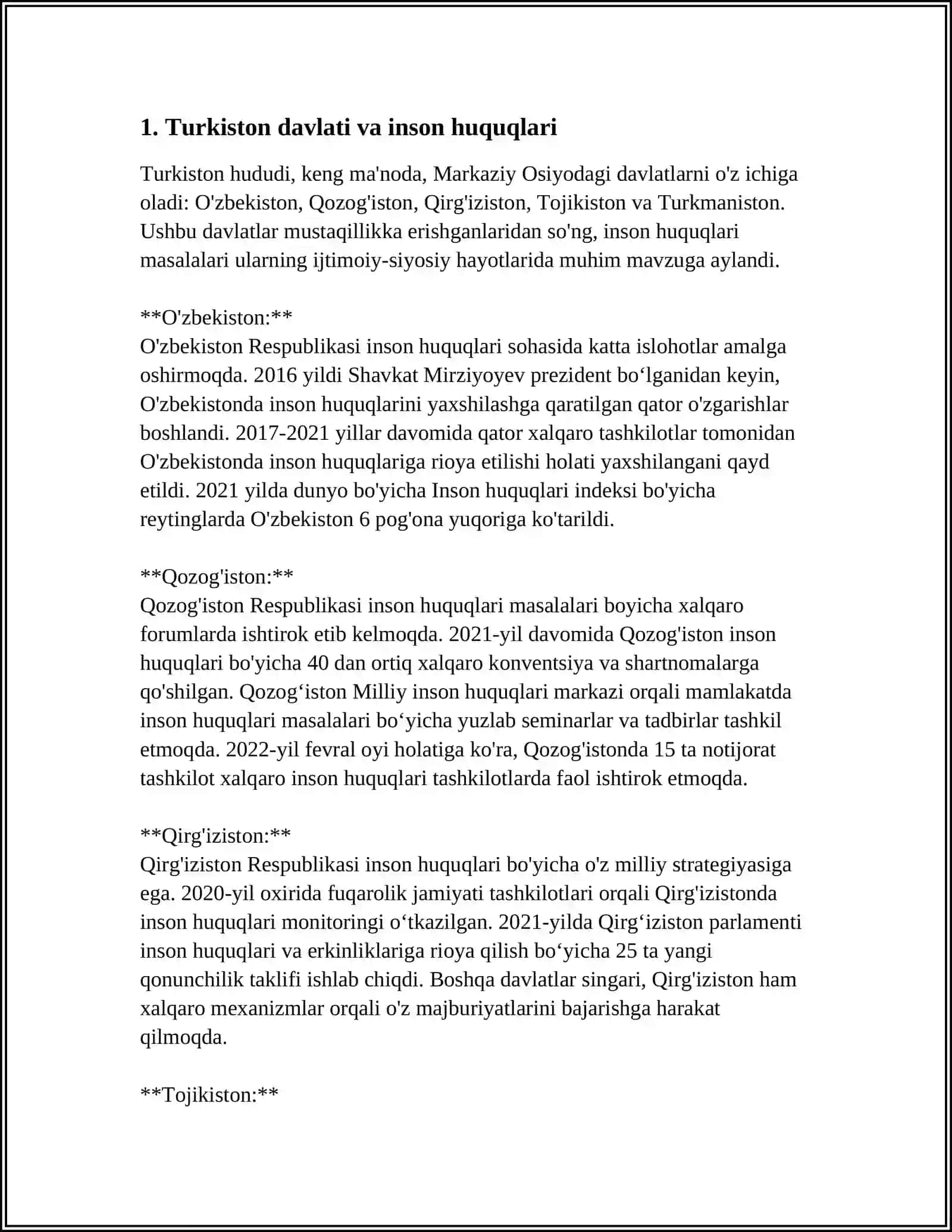 OʻZBEKISTONDAGI INSON HUQUQLARI TARIXIGA UMUMIY NAZAR 4