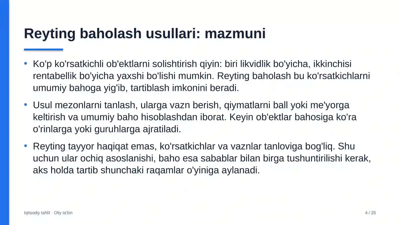 buyumlar interneti sohasida reyting baholash usullari 8673 4